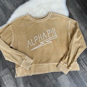 alpha phi oversized sweater
